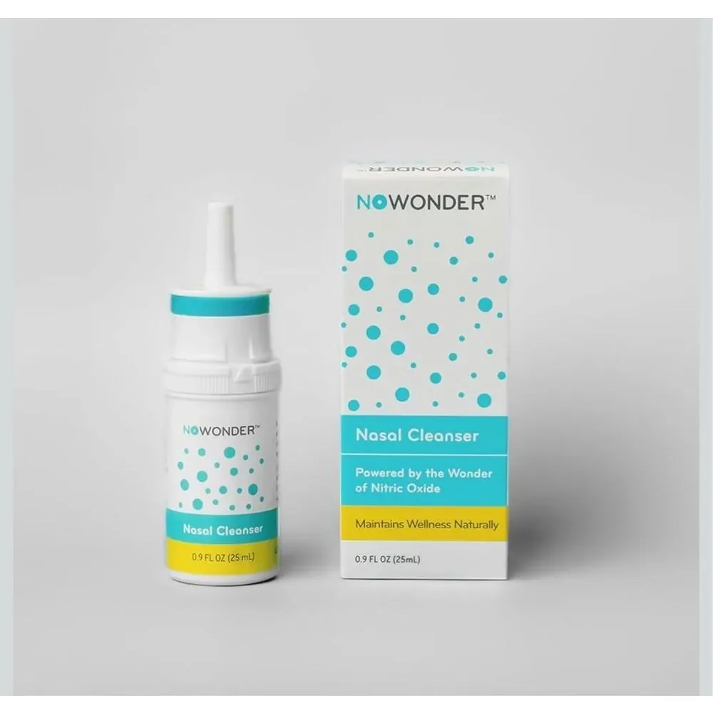 2 pack NoWonder Nasal Cleanser- 0.9 fl oz | Nitric Oxide Producing Nasal Wellnes